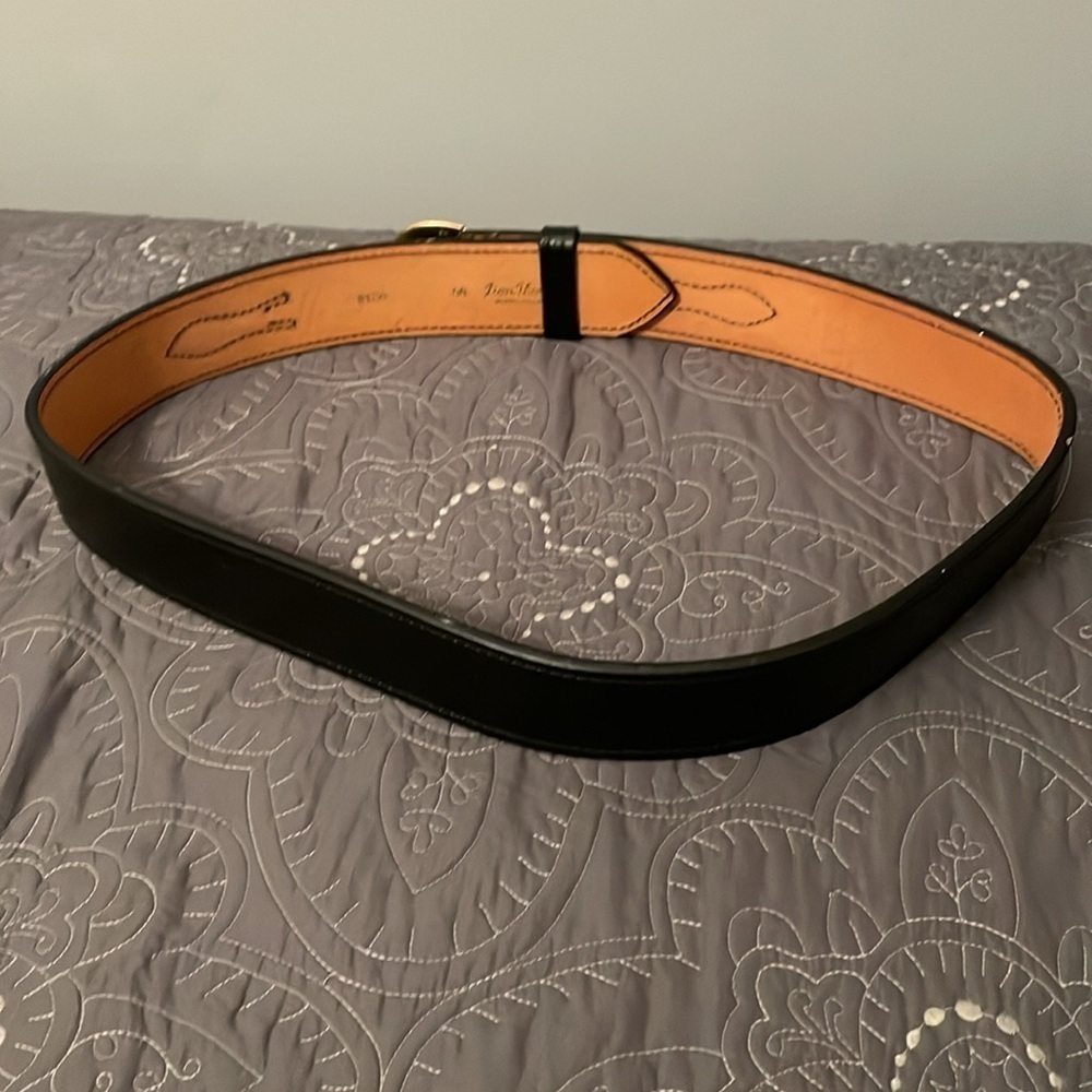 Don Hume B106 Patrol Style Black Leather Belt 44 - Picture 6 of 8